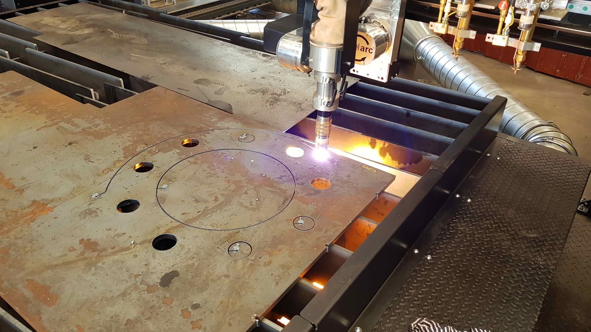 Opciones de acabado de corte por plasma