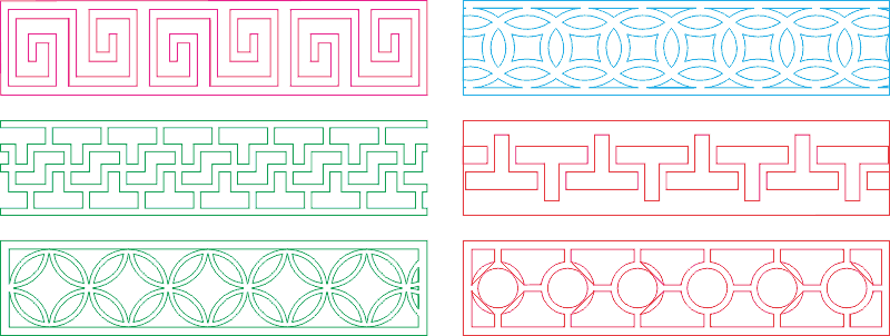 Celosía decorativa para máquina CNC Archivo de vectores CDR gratis