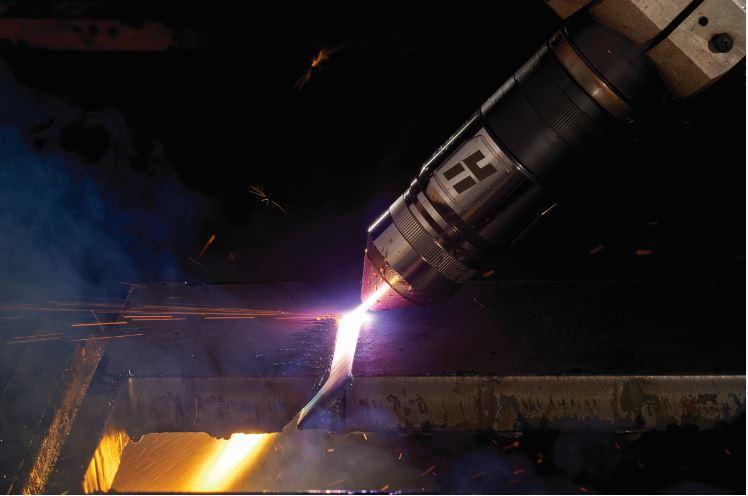 Corte en bisel por plasma de última generación