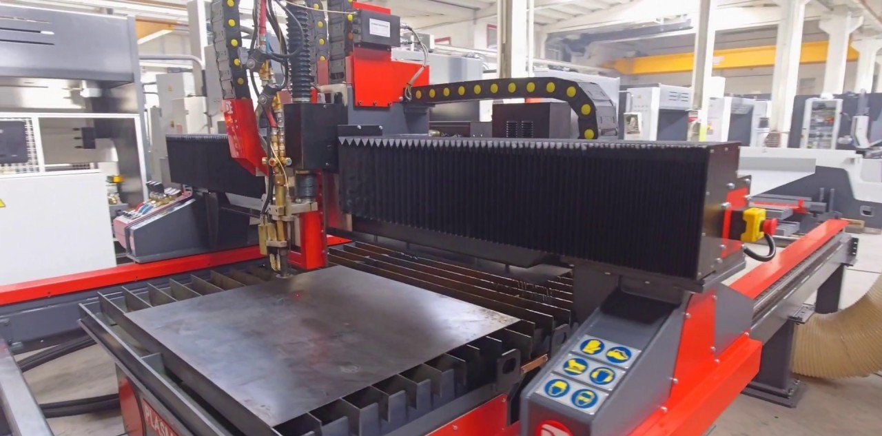 Componentes principales de una mesa de plasma CNC