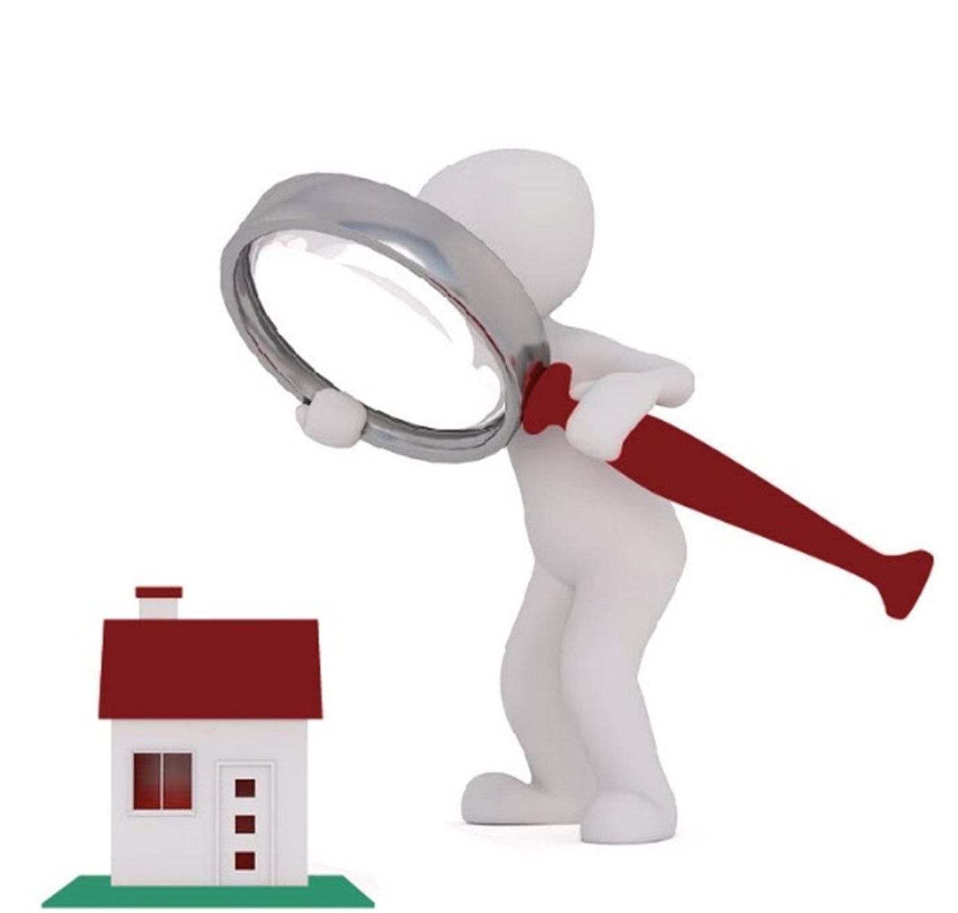 Wohnflächenberechnung einer Immobilie