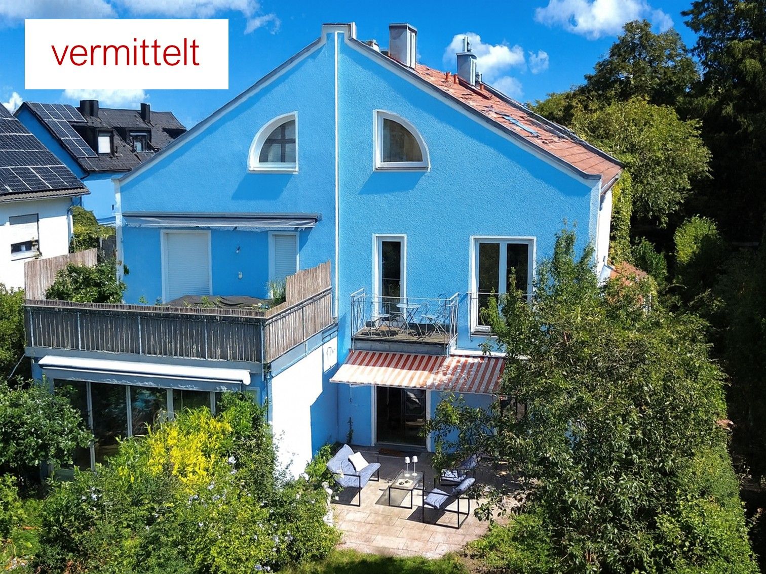 Quattrohaus mit Garten zu verkaufen Quattrohaus in Aubing zu verkaufen