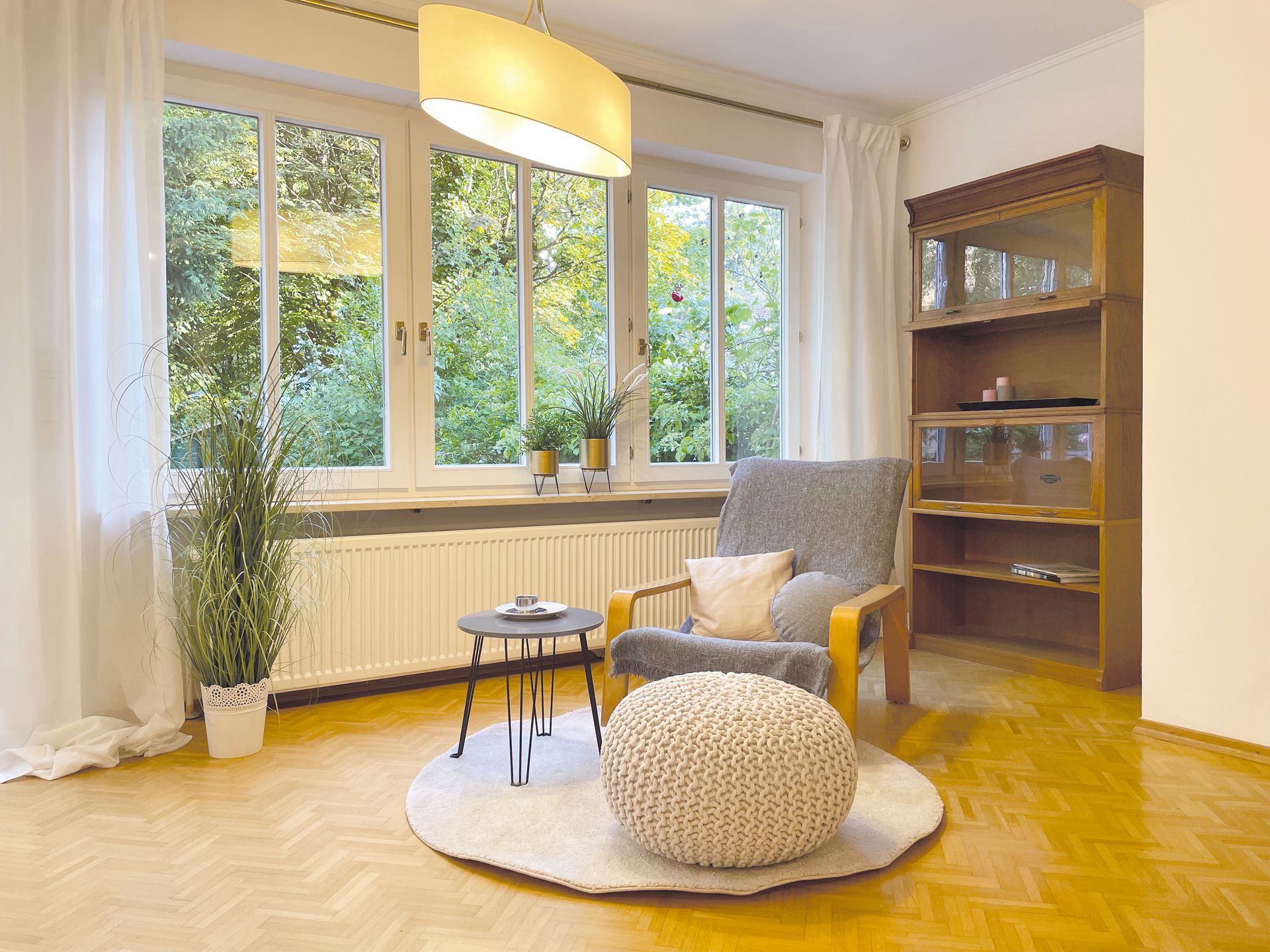 360°-Rundgang Real eingerichtetes Wohnzimmer