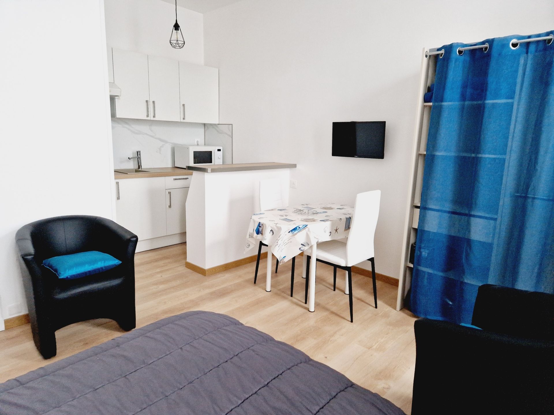 Studio meublé pour une cure à Rochefort