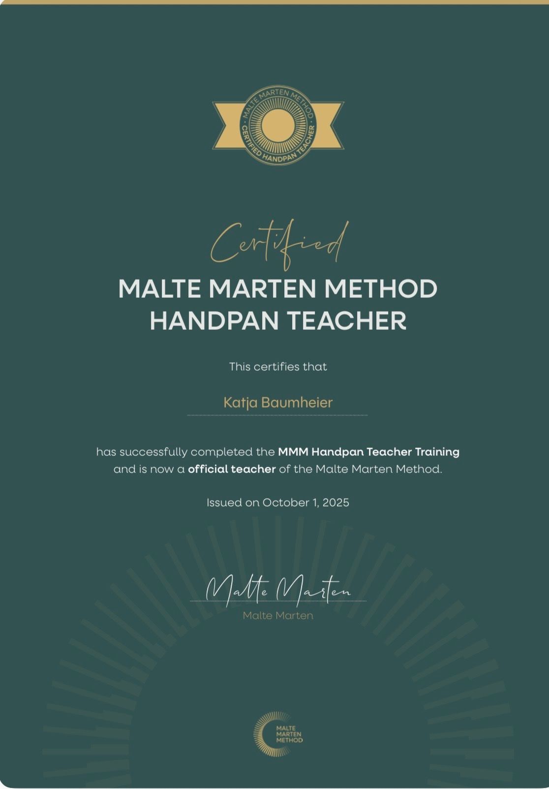 Handpan I Workshops I Kurse I Einzelunterricht