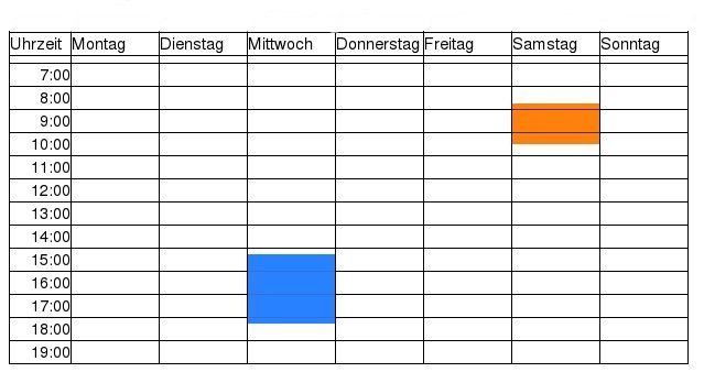Kurszeiten Wassergewöhnung Kurszeiten Wassergewöhnung