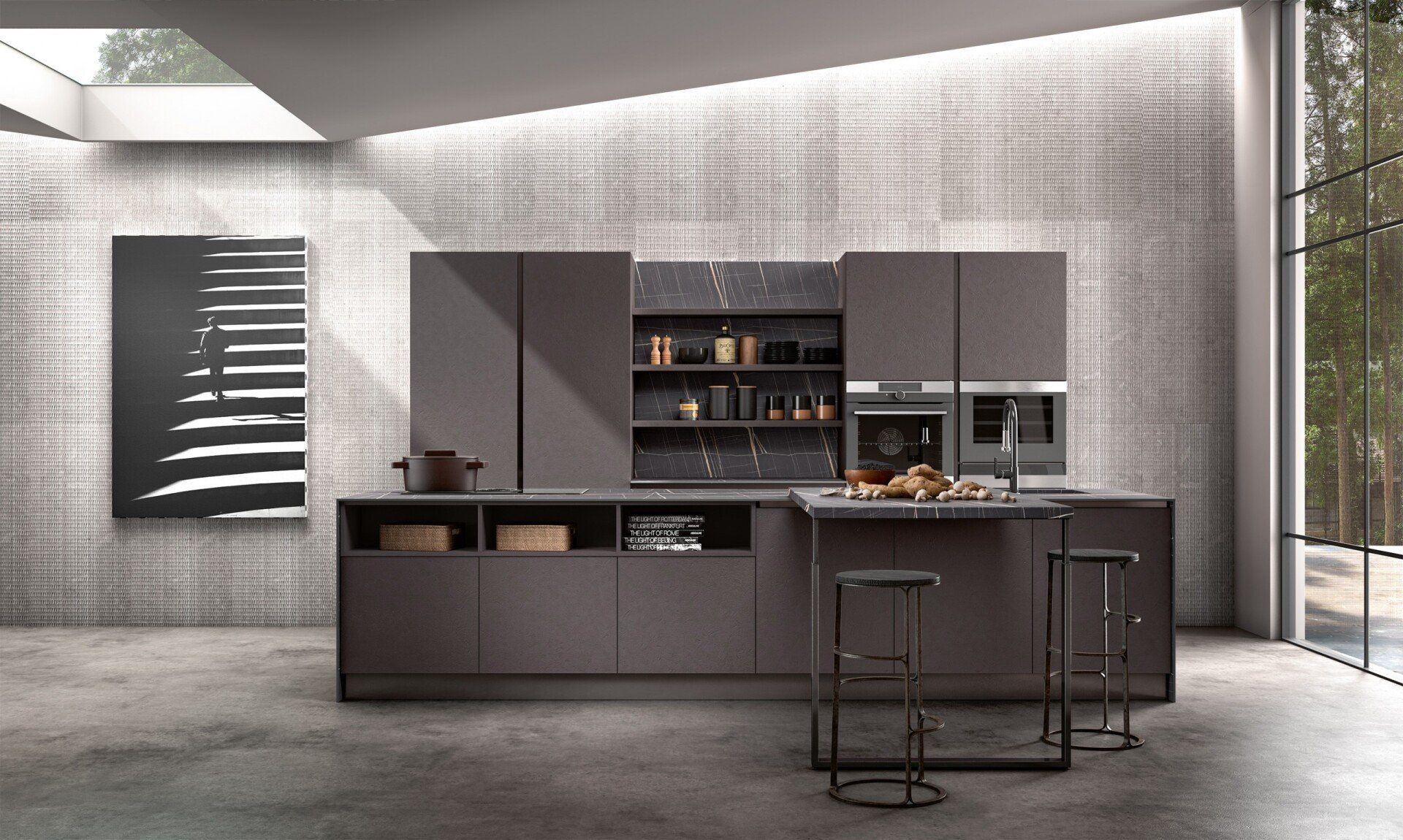 Cucina su misura elegante progettata da MHID a Lodi