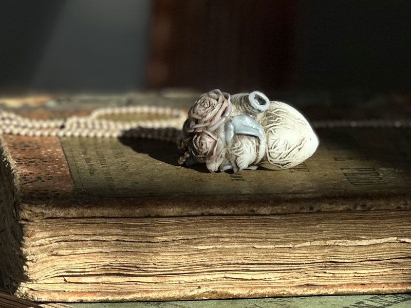 cuore anatomico fiorito