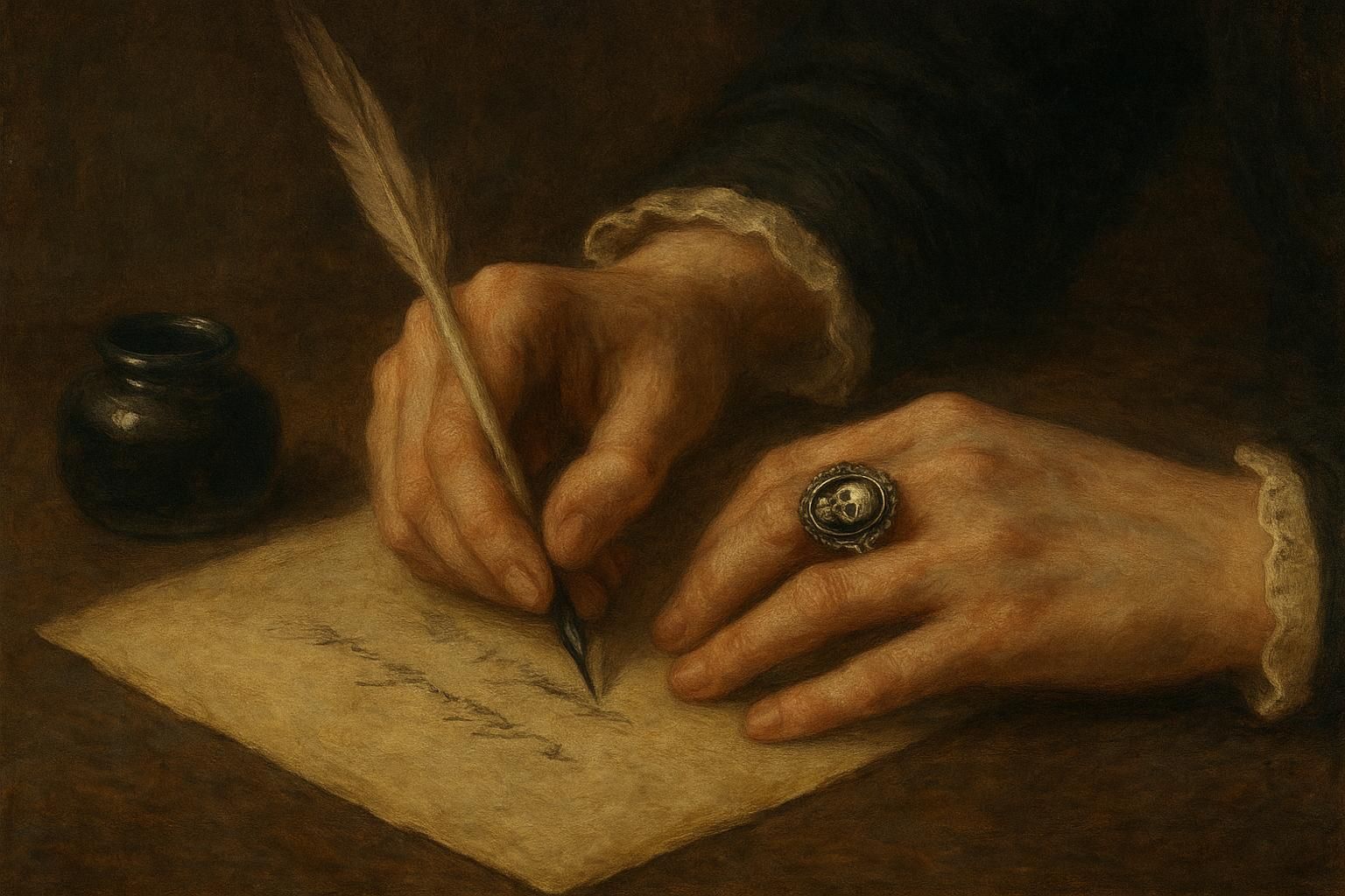 Questo anello affonda le sue radici in un’antica tradizione:
i gioielli Memento Mori.
Un modo poetic