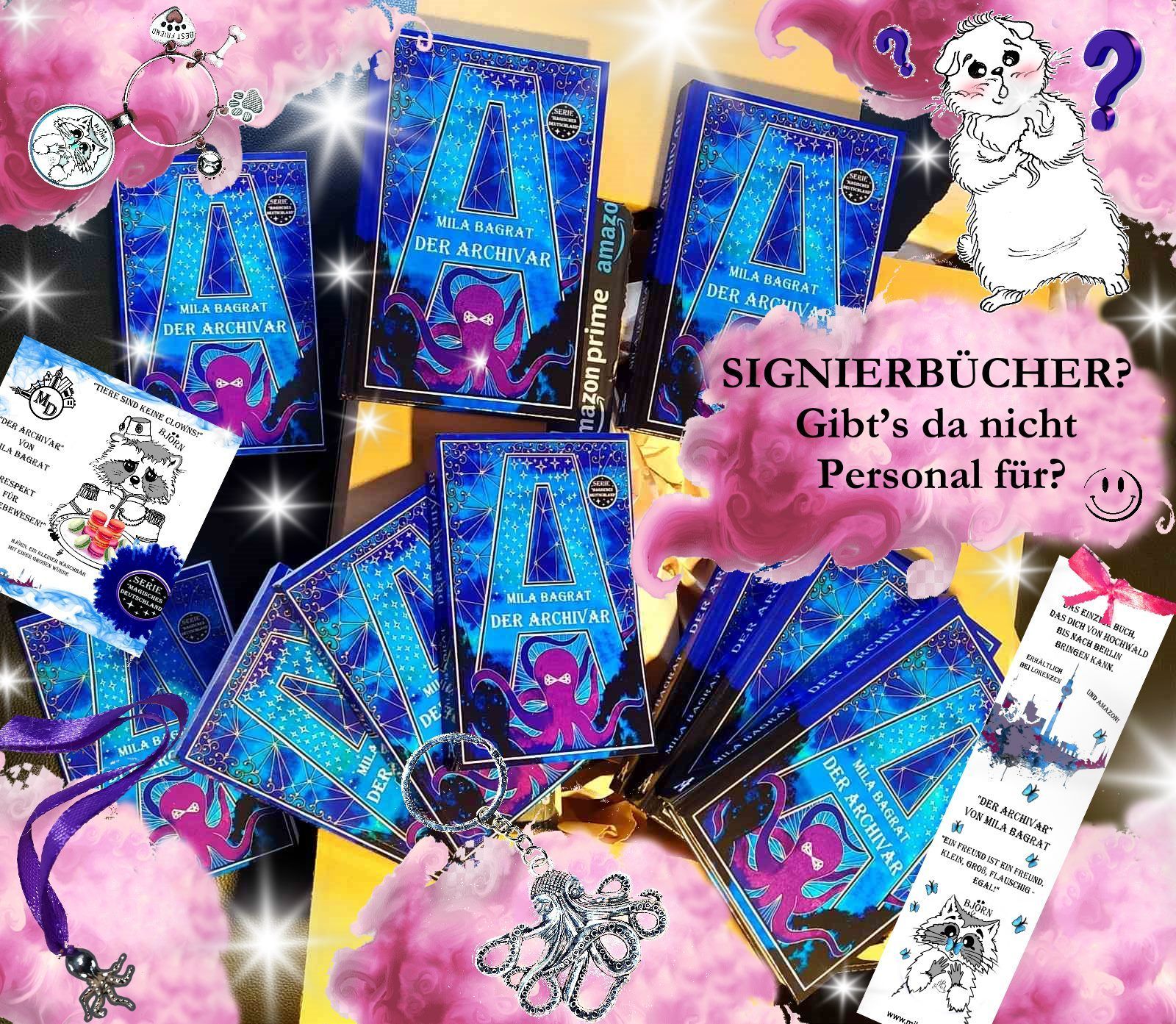 Mila Bagrat Der Archivar Fantasybuch Magisches Deutschland Jugendfantasy Signierbuch Geschenk