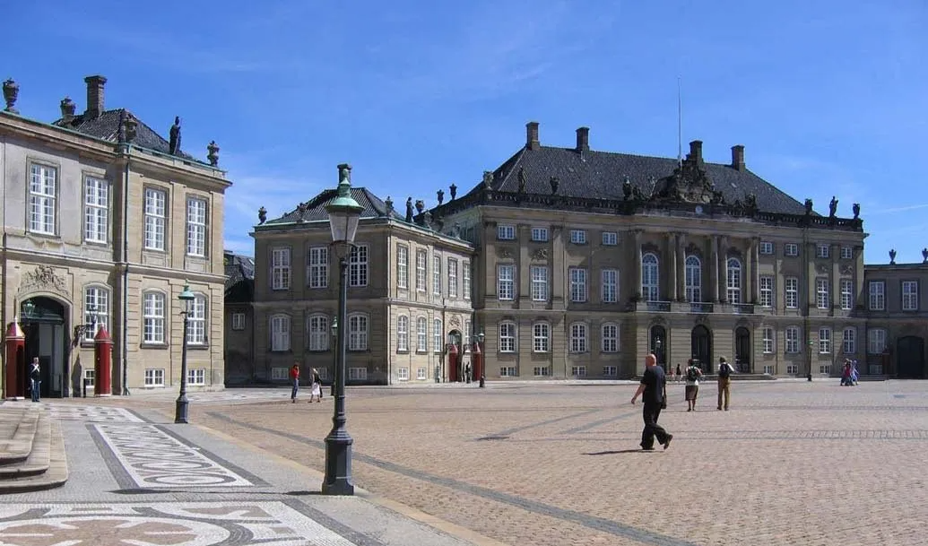 Schloss Amalienborg. Dänemark