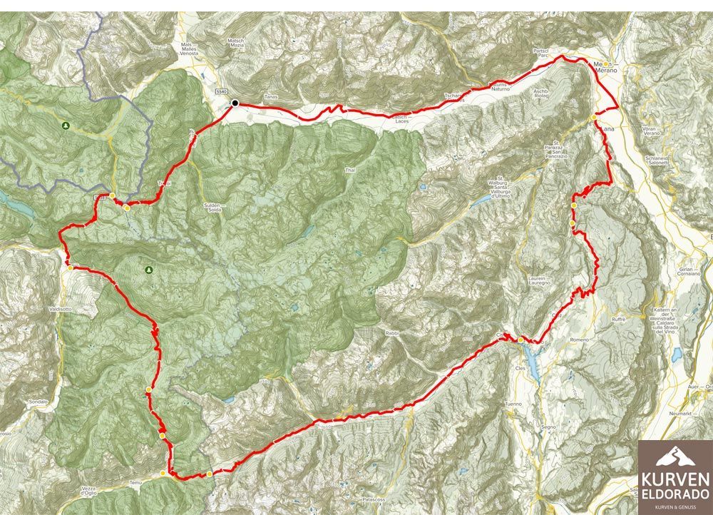 MOTORRADTOUR SUEDTIROL - VINSCHGAU - LOMBARDEI - TRENTINO