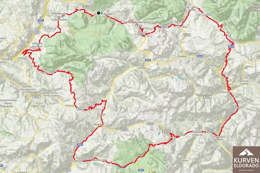Motorradtour Groednerjoch