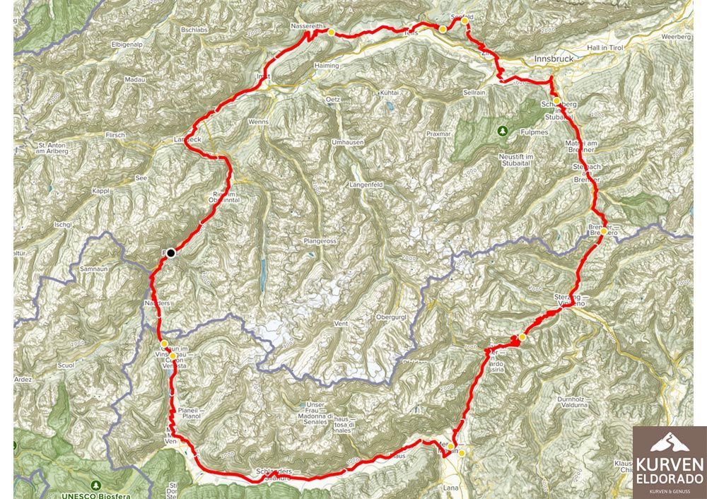 Motorradtour Jaufenpass