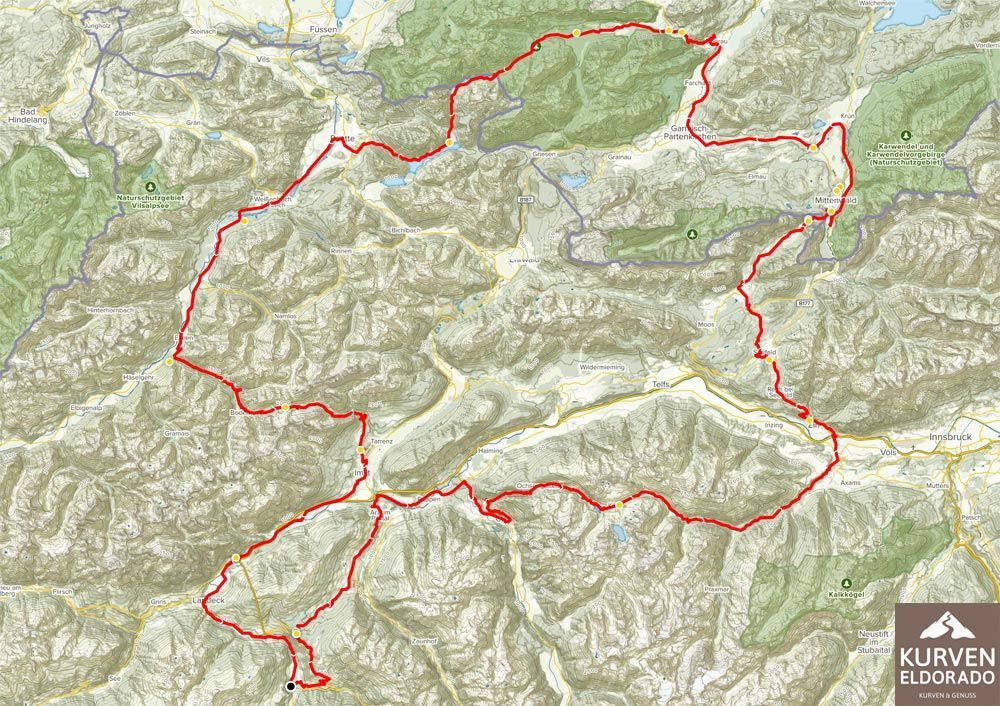 Motorradtour Kühtai