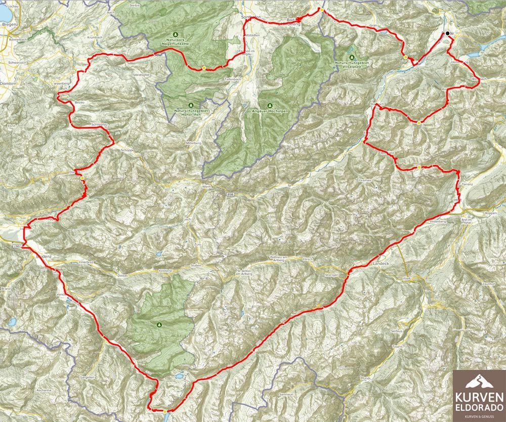 Motorradtour Silvretta Hochalpenstrasse