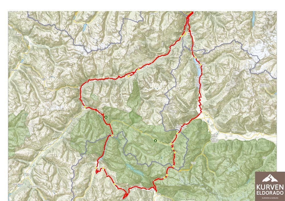 Umbrailpass Livigno Engadin