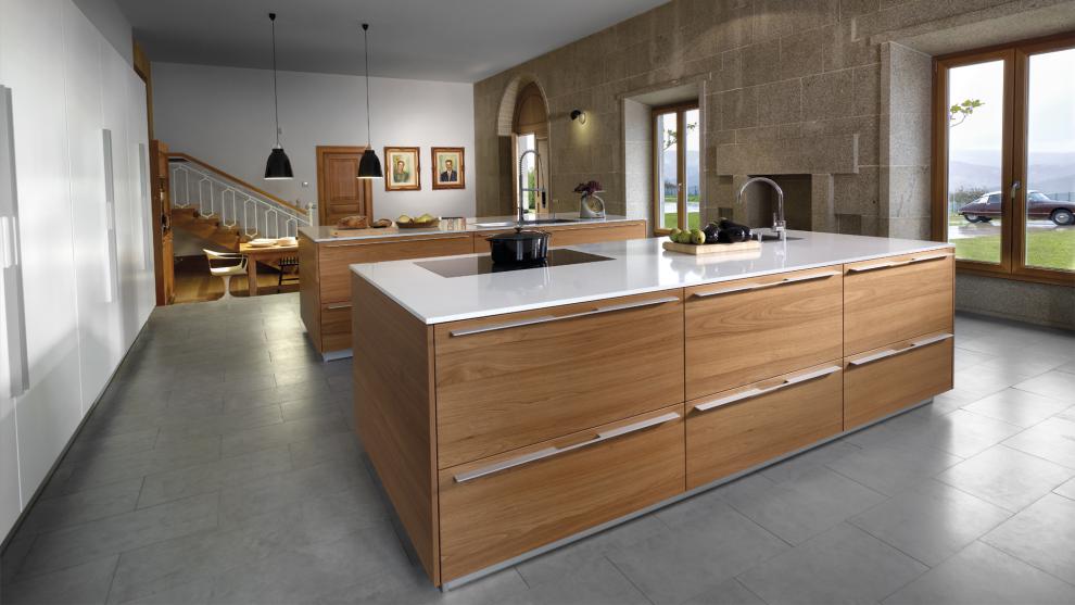 Cocina SANTOS - wood natural nogal