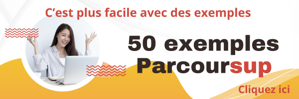 exemple d'un dossier parcoursup retenu