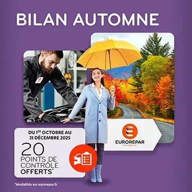 Profitez de l'offre BILAN OFFERT dans votre agence Eurorepar Offre Bilan Offert Eurorepar