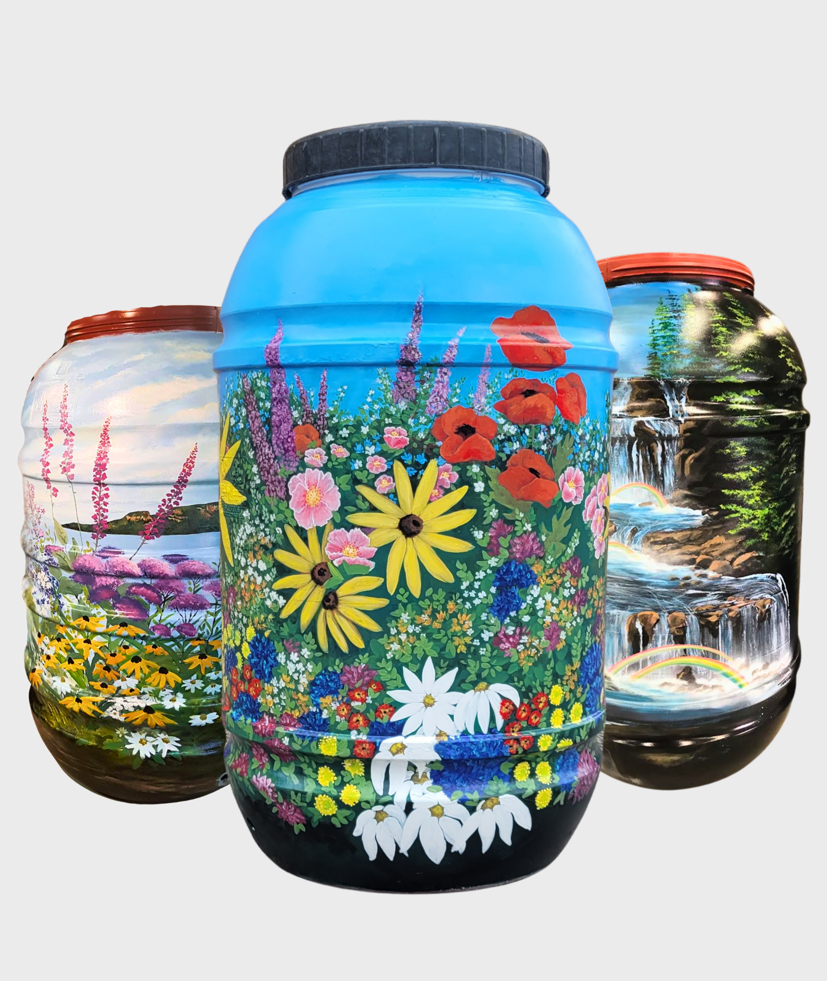 Rain Barrel Art
