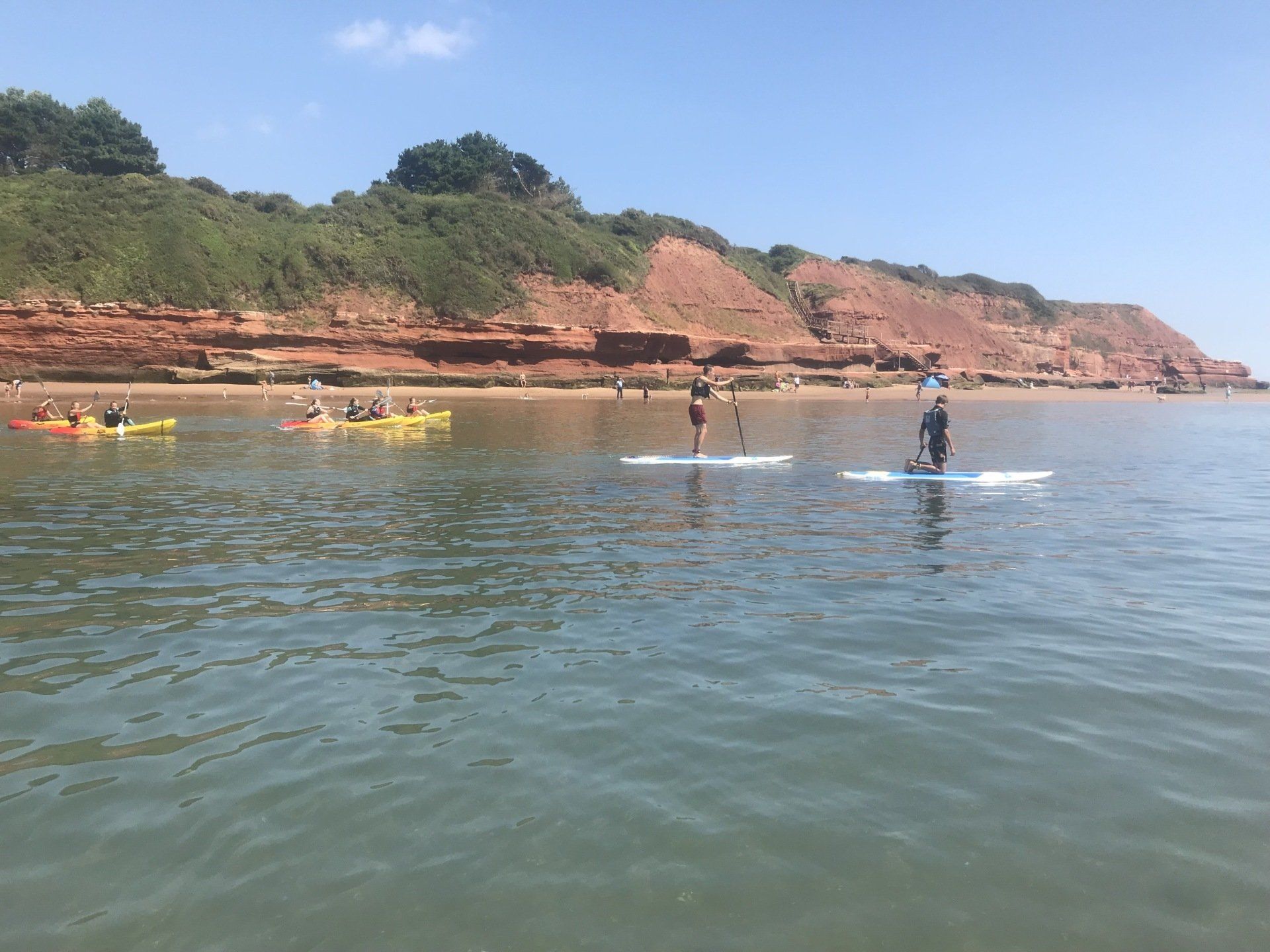 beautiful paddle round to Sandy Bay