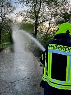 Übung am Schützenheim Übung am Schützenheim