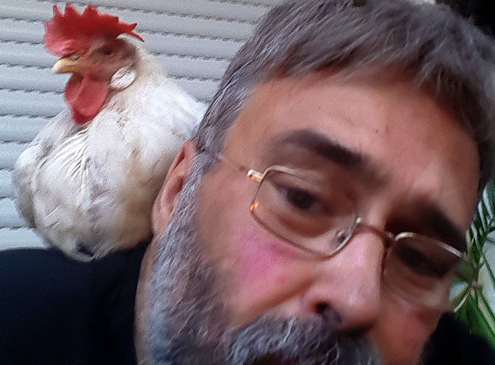 Stolz sitzt mein kleiner Schatz auf meiner Schulter, Auf der Schulter hat sich meine Hutschimutsch immer Wohl gefühlt.