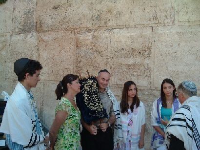Group of people on a tour in Israel