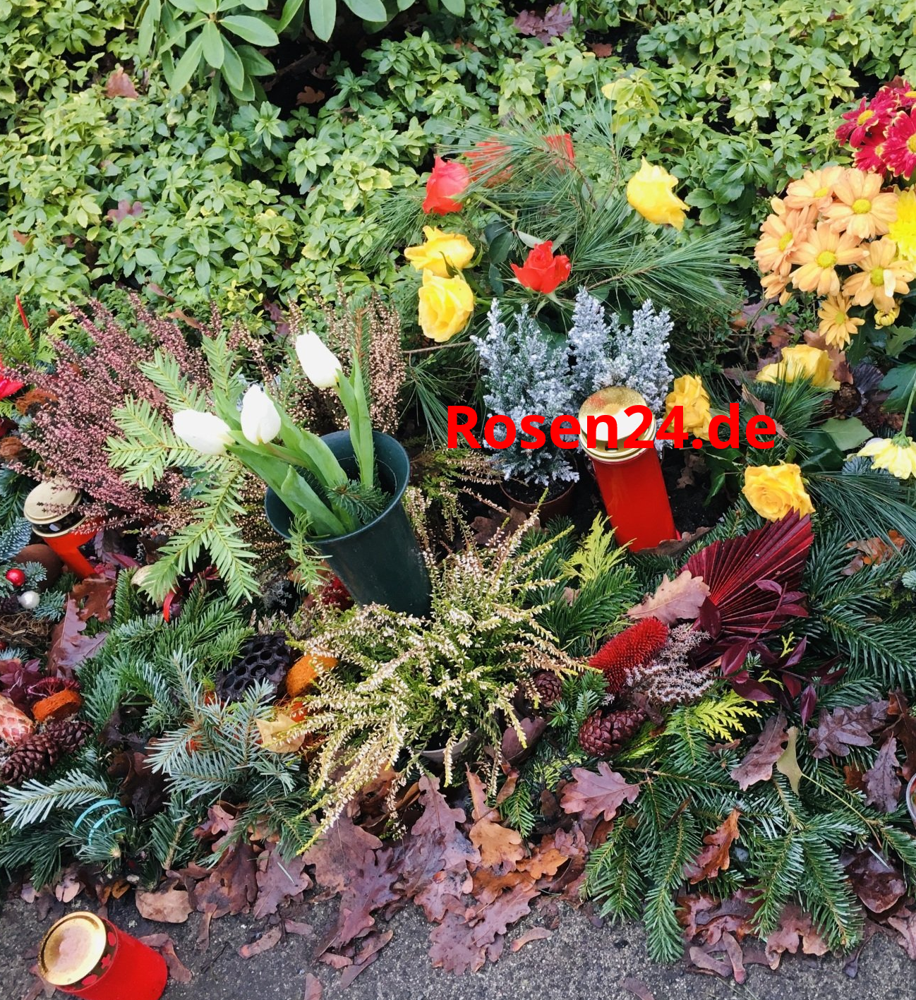 Grabschmuck im Herbst