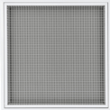 grille reprise simple cadre aluminium alu