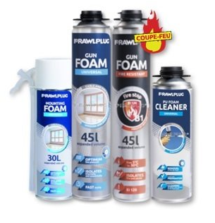 mousse expansive coupe-feu polyuréthane joint étanche