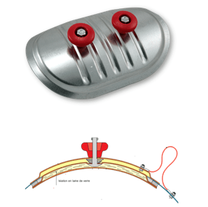 trappe visite circulaire gaine calorifugée