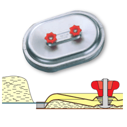 trappe visite plane isolée gaine calorifugée