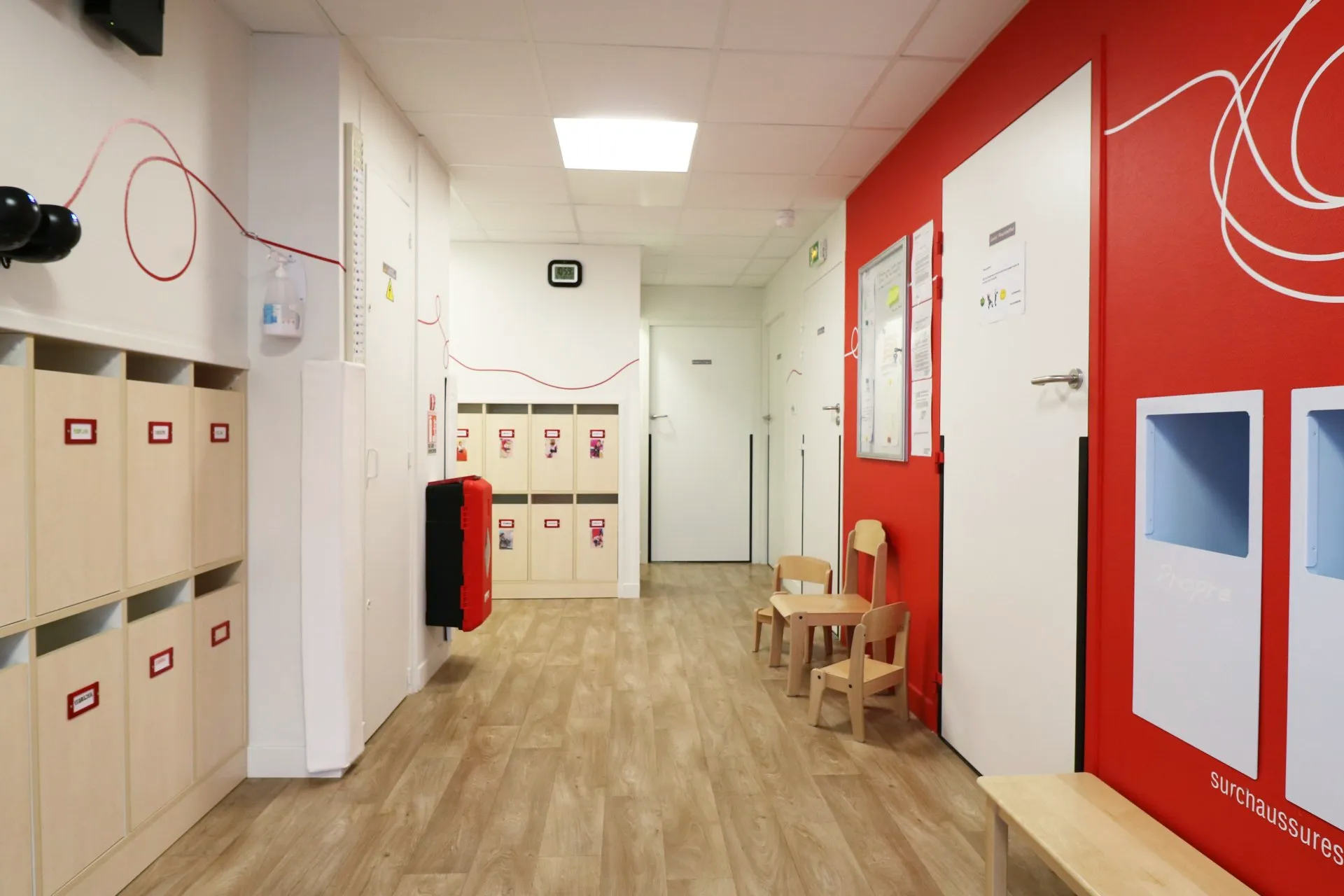 AXIOME Interior Design, architecte d'intérieur Paris, crèches, entrée