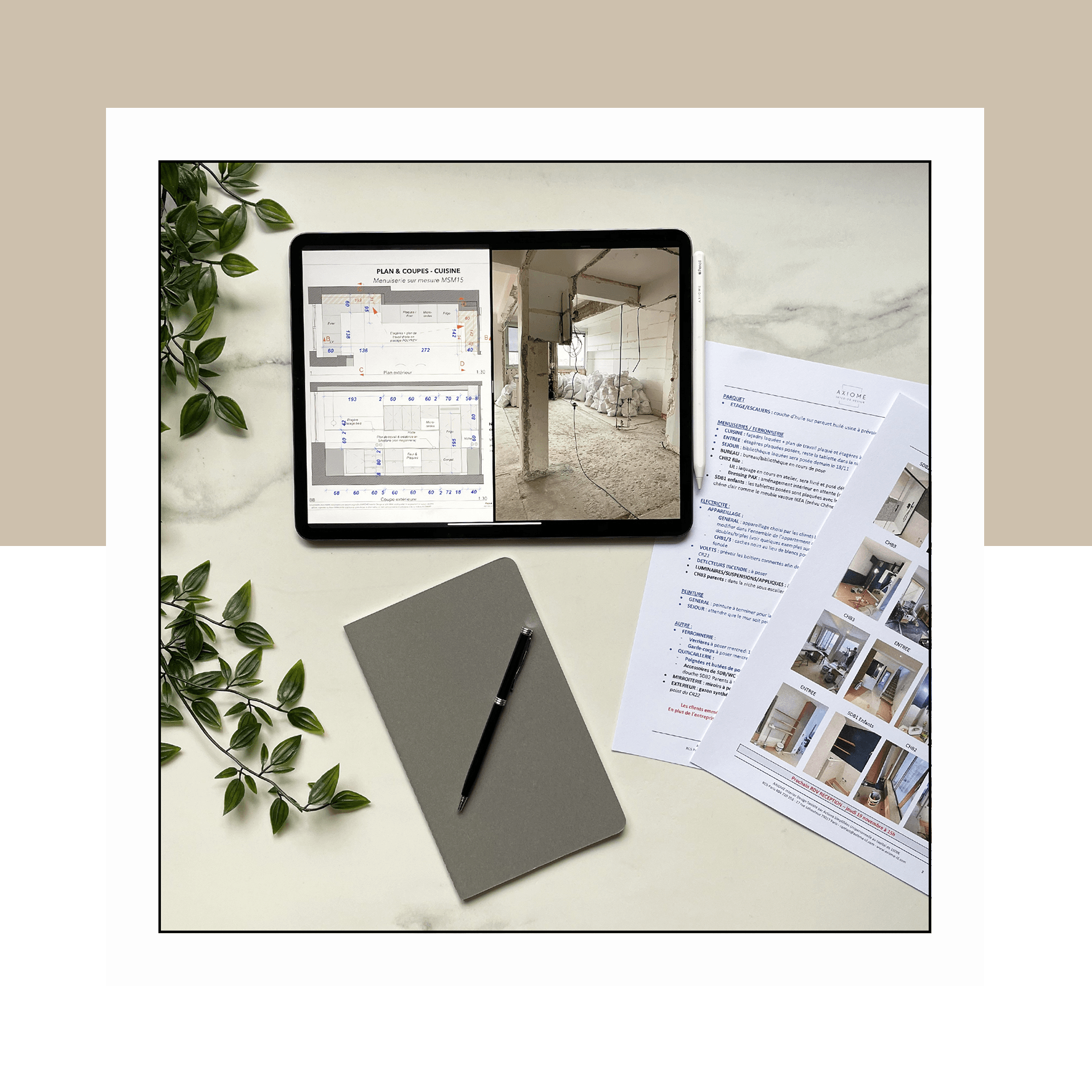 AXIOME Interior Design - chantier
