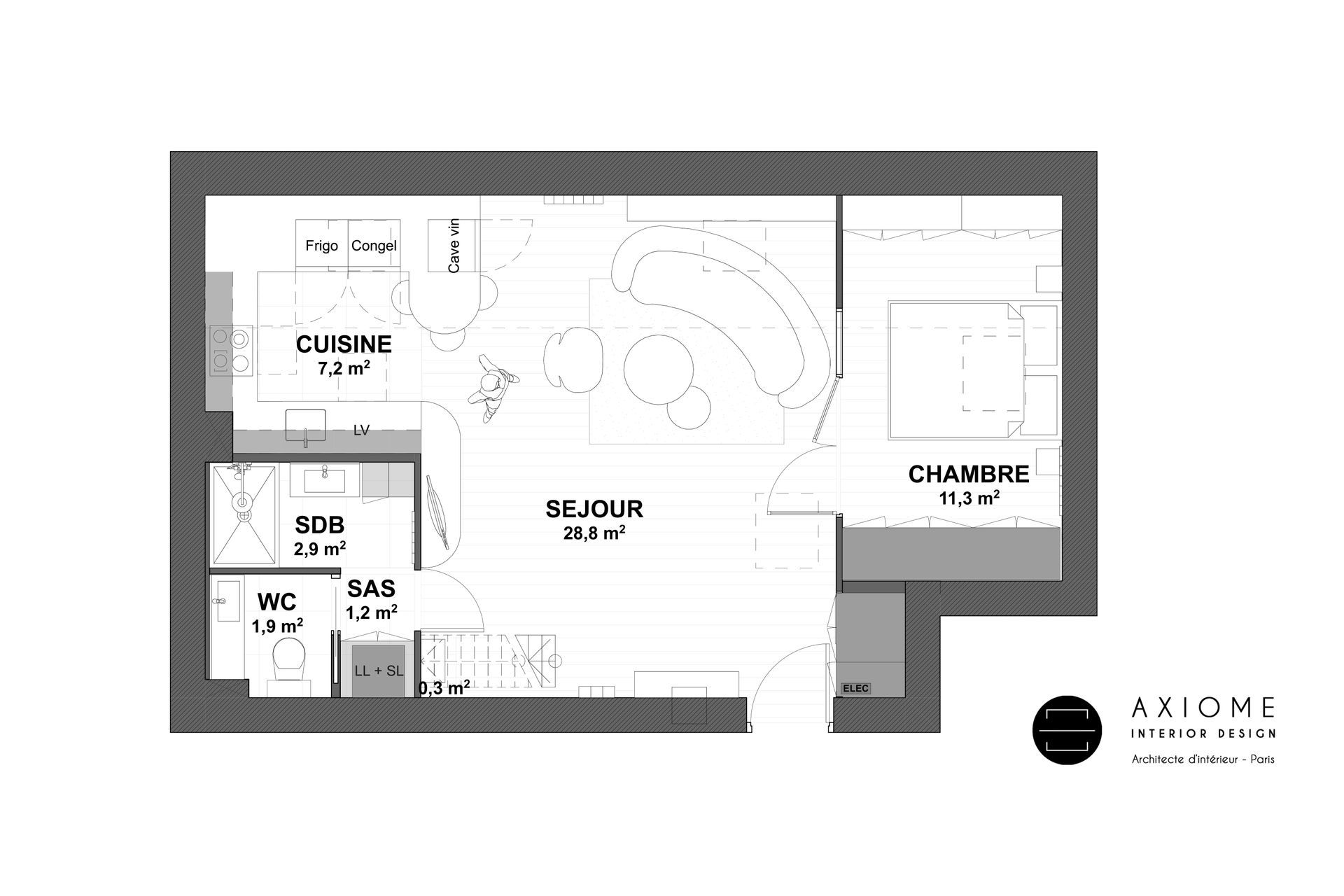 AXIOME Interior Design Plan après