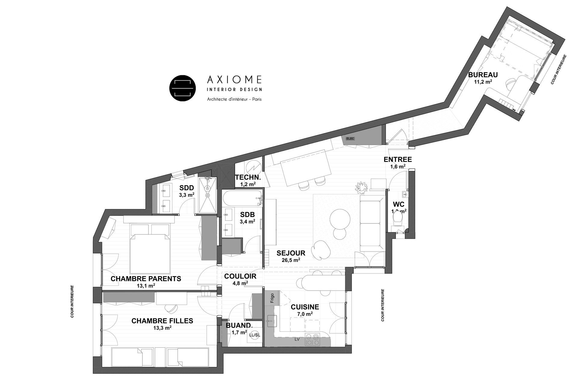 AXIOME Interior Design Plan après