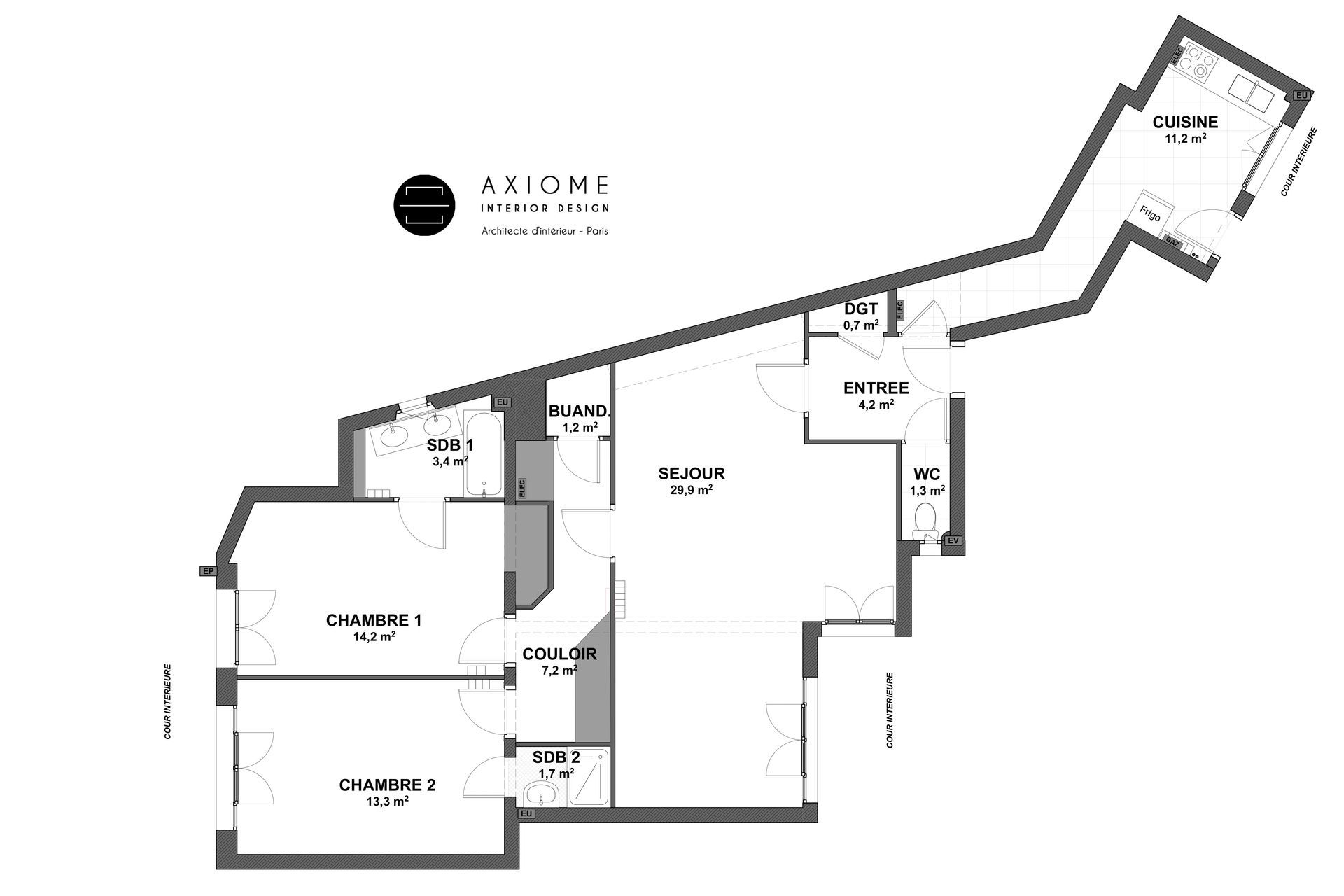 AXIOME Interior Design Plan avant