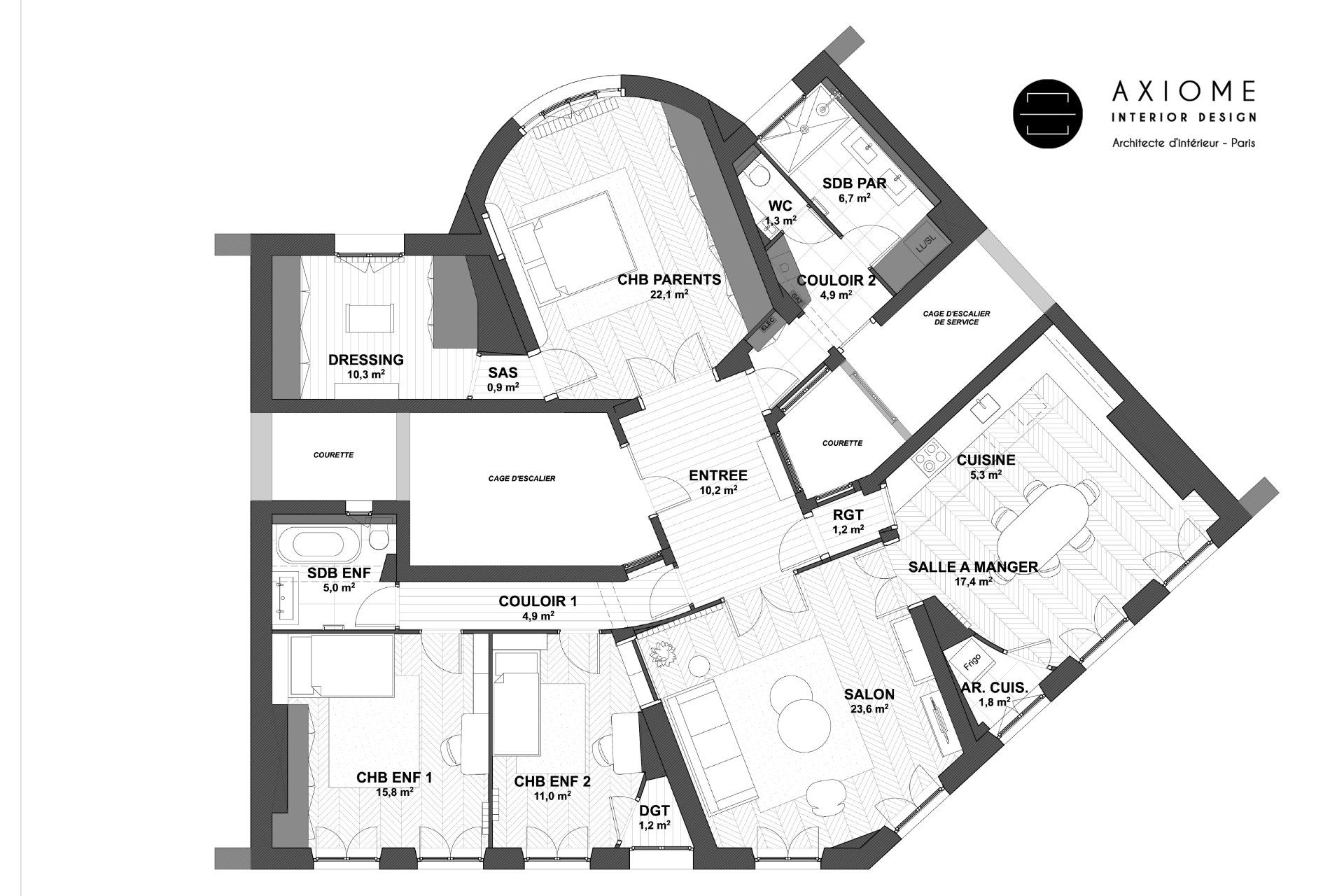 AXIOME Interior Design Plan après
