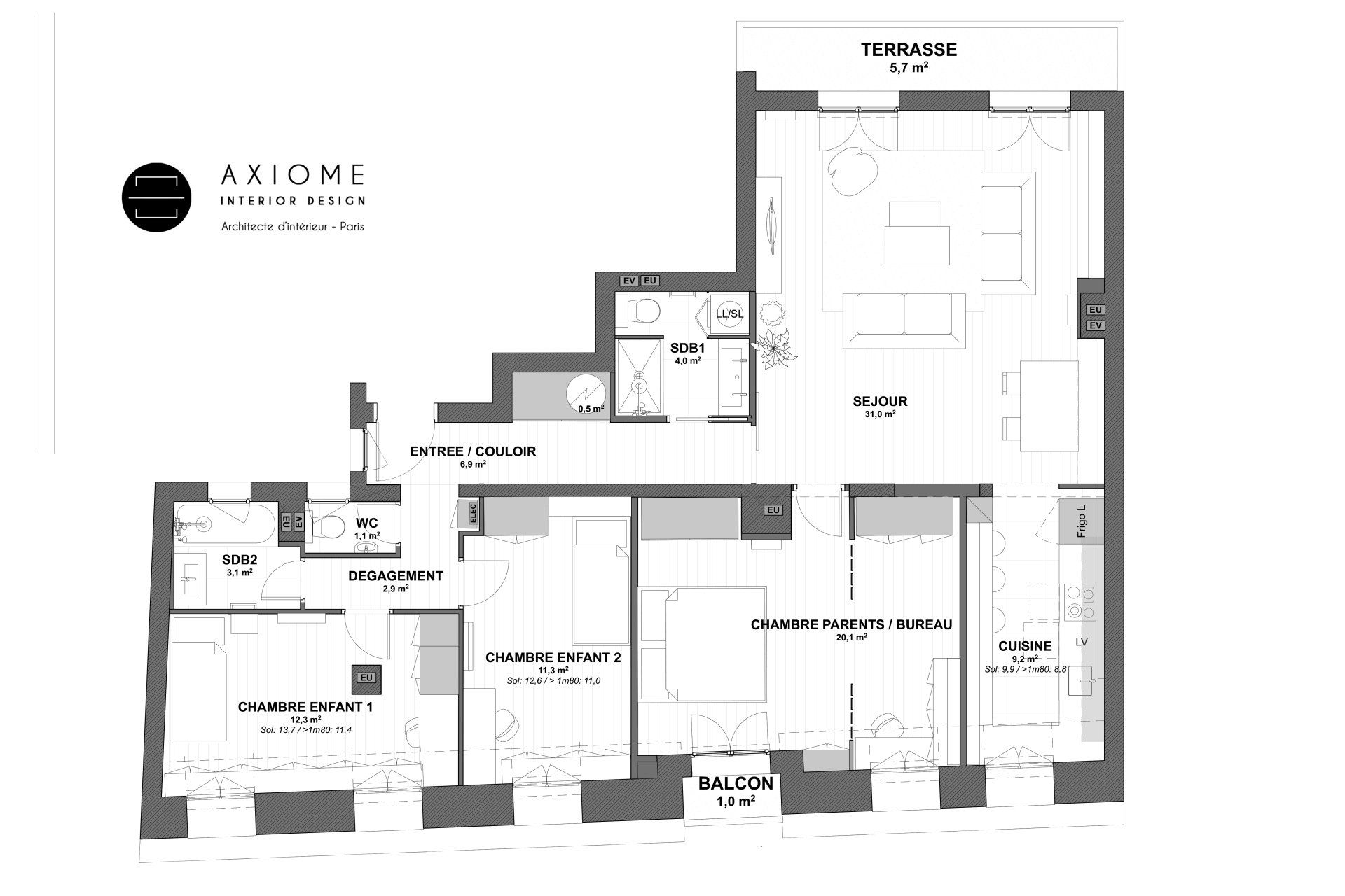 AXIOME Interior Design Plan après