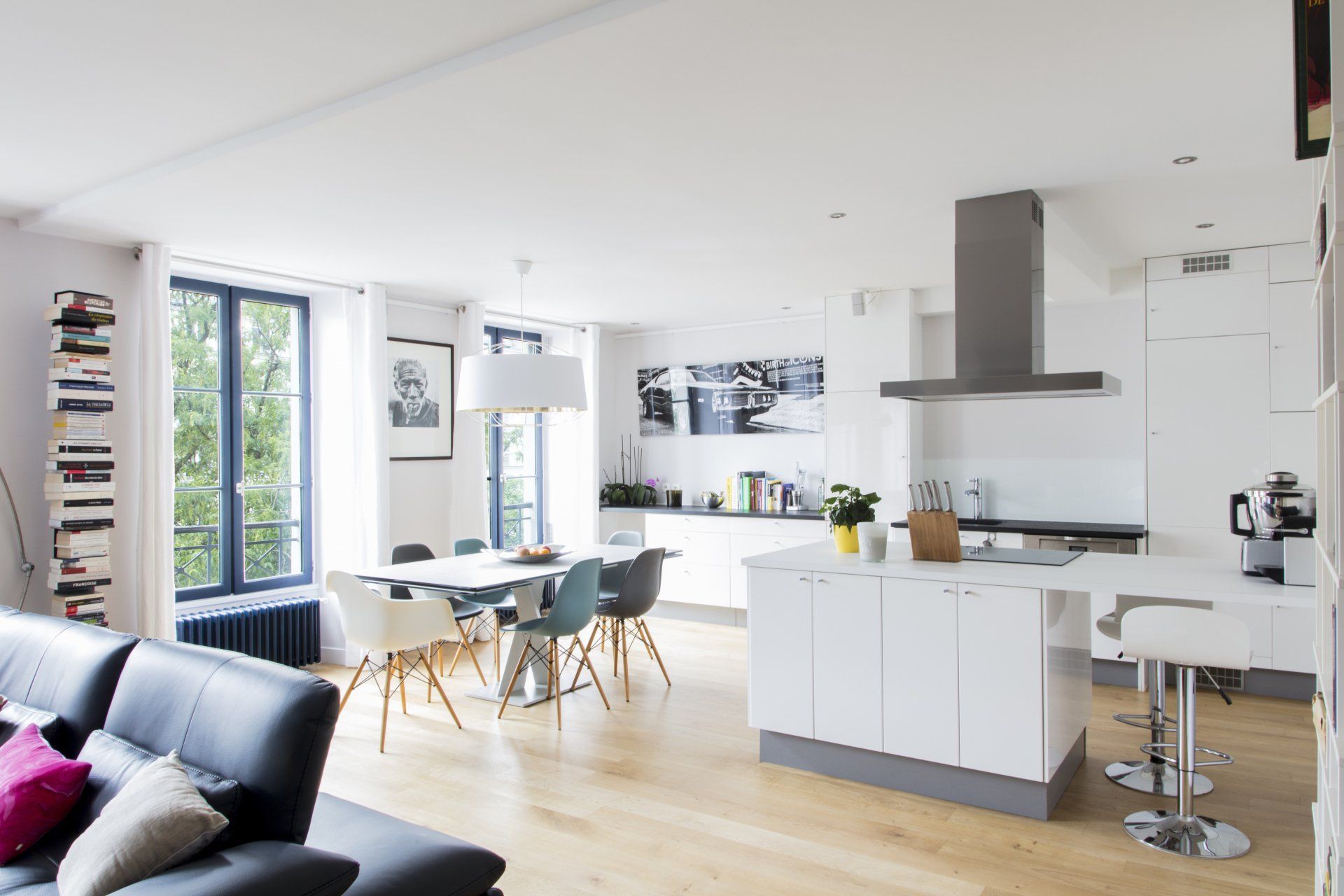 AXIOME Interior Design, architecte d'intérieur Paris, appartement parisien, cuisine ouverte