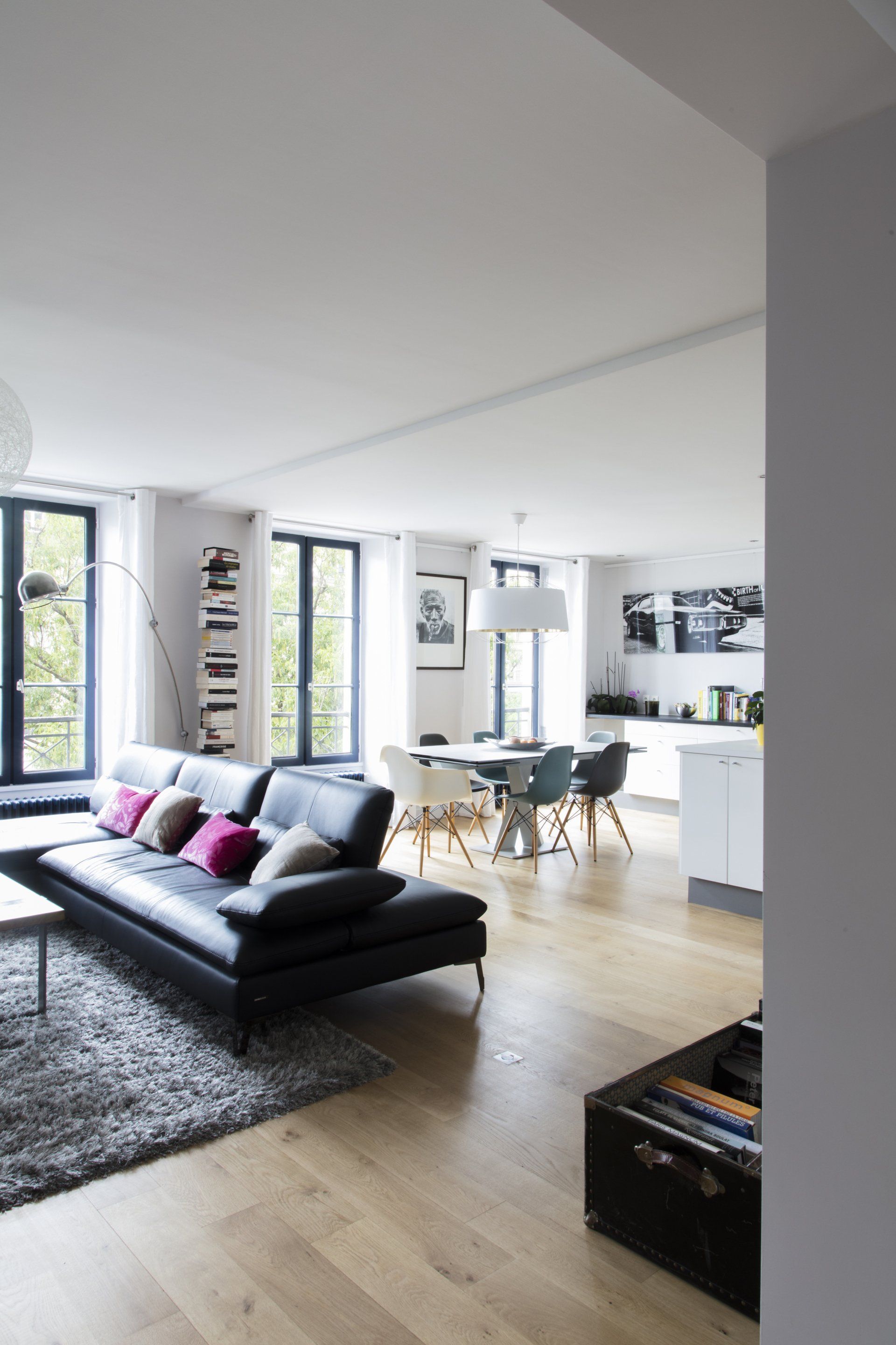 AXIOME Interior Design, architecte d'intérieur Paris, appartement parisien, canapé rochebobois