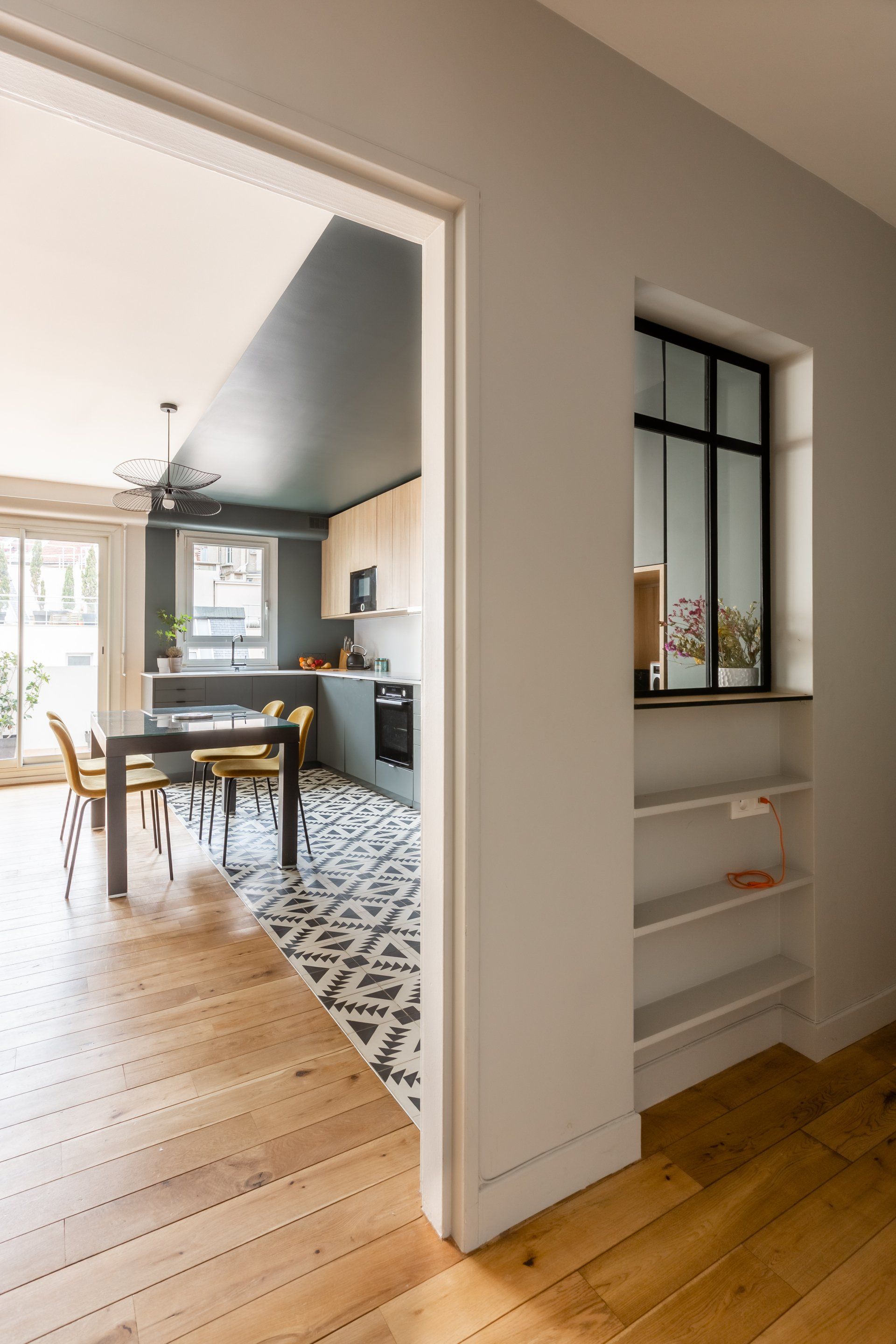 AXIOME Interior Design - Architecte d'intéreur Paris - VAUGIRARD - Appartement familial 105m2 - Paris 15ème