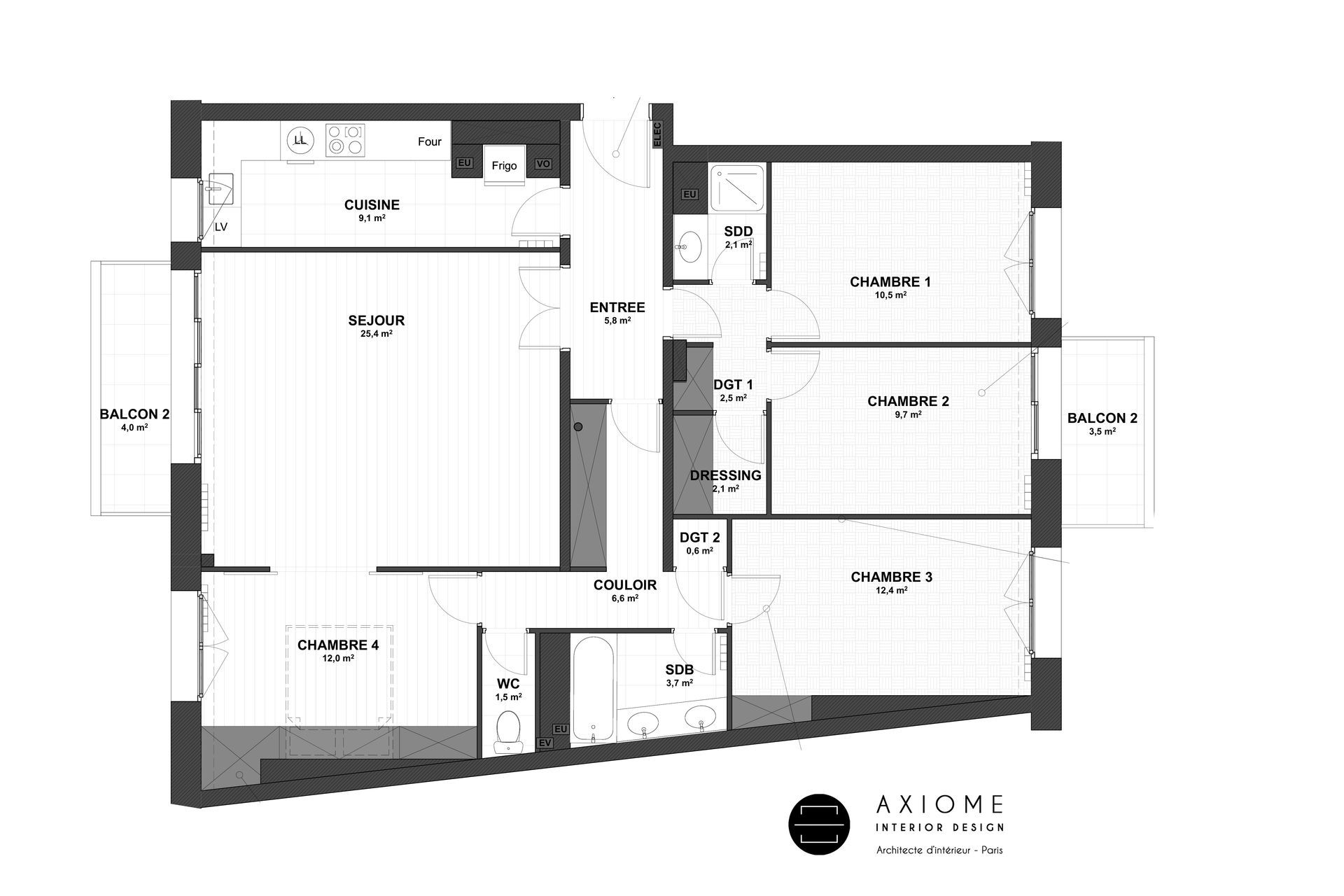 AXIOME Interior Design Plan avant