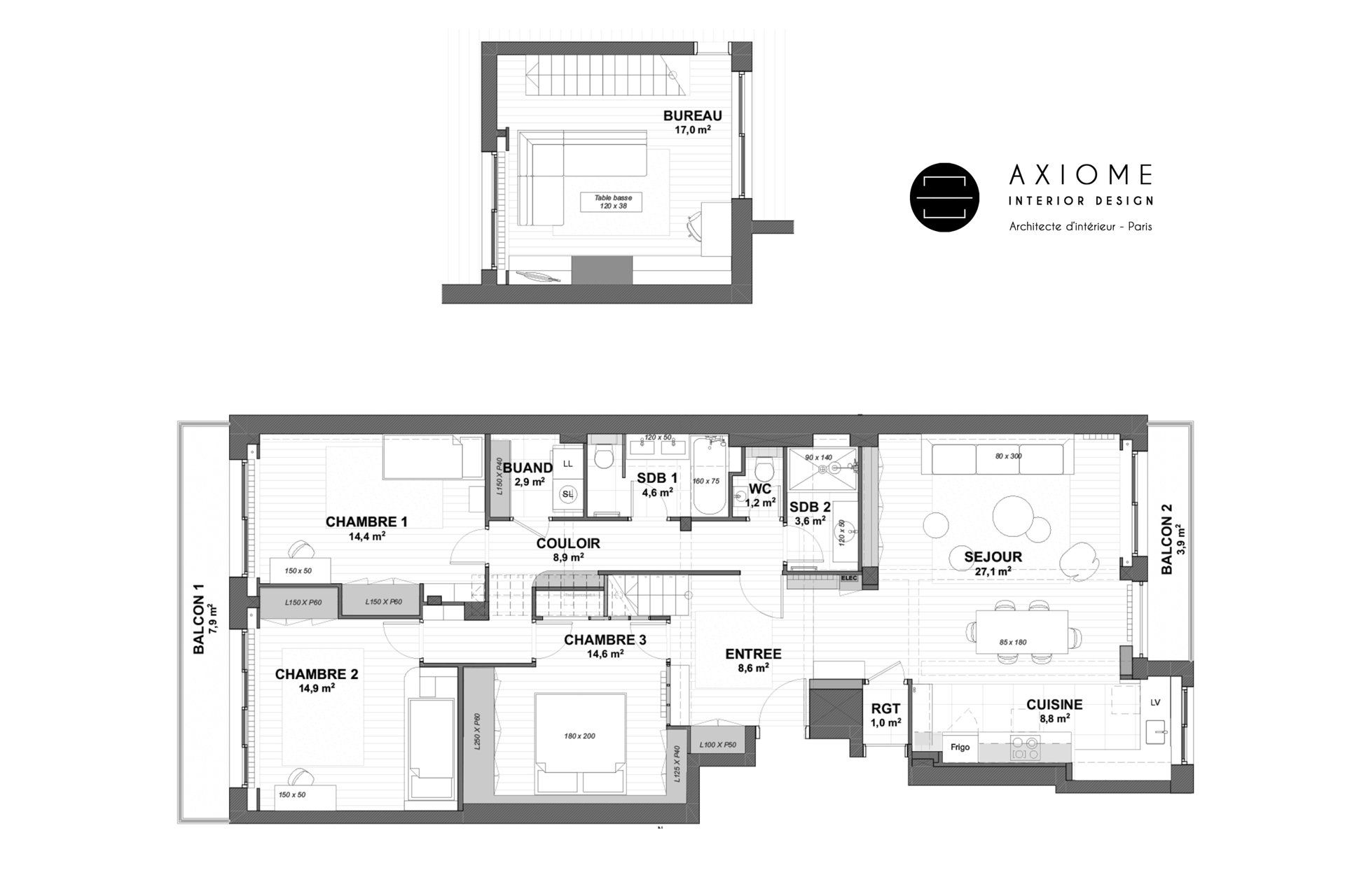AXIOME Interior Design Plan après