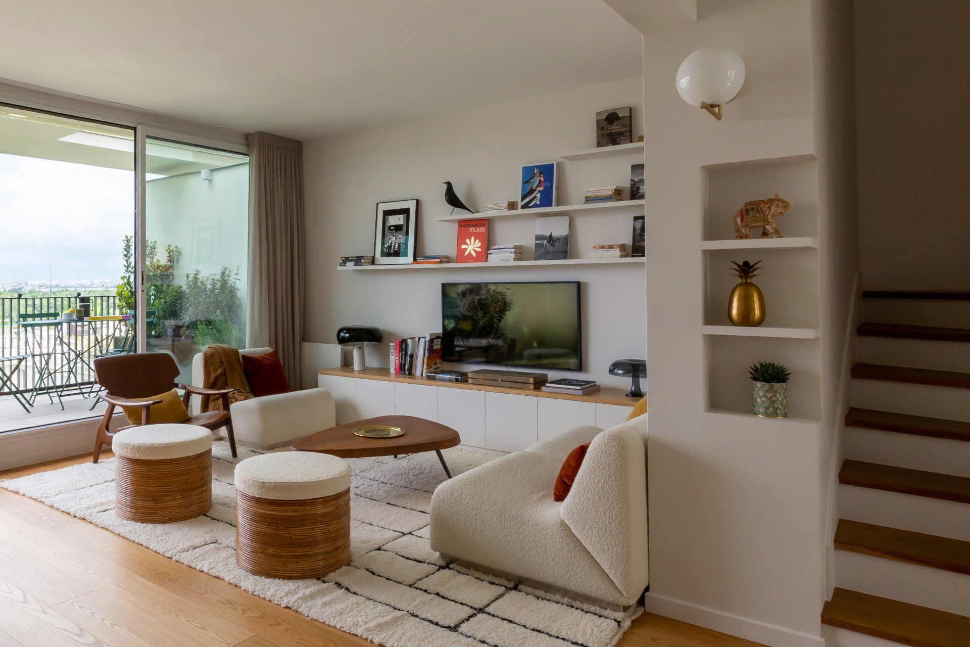 AXIOME Interior Design - AUTEUIL - Paris 16ème - Duplex familial 90m2