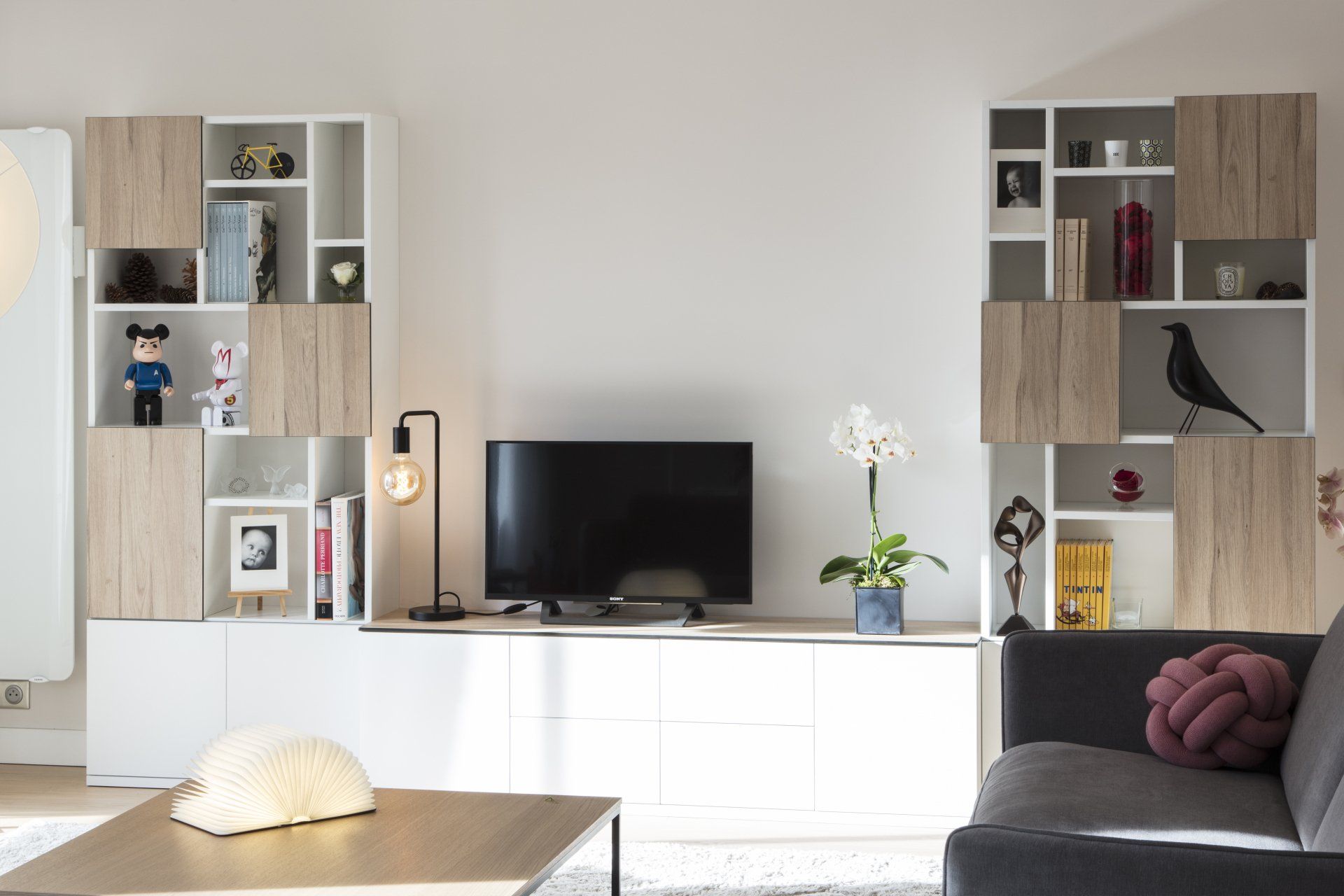 AXIOME Interior Design, architecte d'intérieur Paris, meuble sur mesure, canapé bo concept