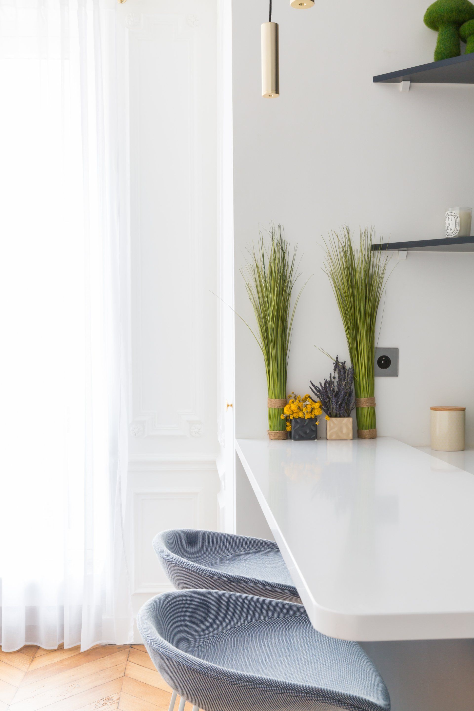 AXIOME Interior Design, architecte d'intérieur Paris, appartement haussmannien Paris 9ème, détail bar