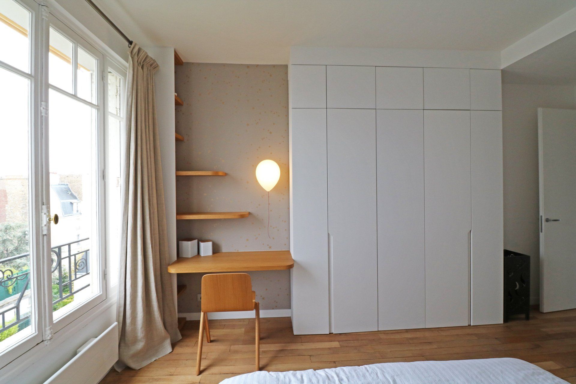 AXIOME Interior Design - SABLONS - Neuilly - Bureau sur mesure chambre d'enfant